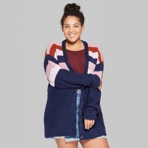 Wild Fable Color Blocked Cardigan